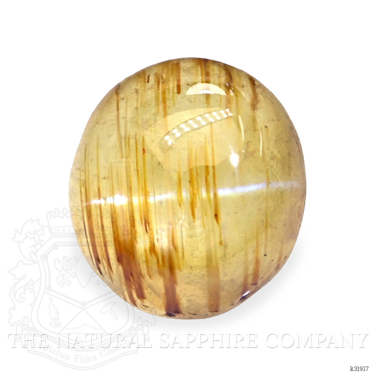 1.53 Ct. Yellowish Brown Cabochon Chrysoberyl from Ceylon (Sri Lanka)