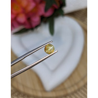 1.27 Ct. Greenish Yellow Cabochon Chrysoberyl from Ceylon (Sri Lanka) Life Style