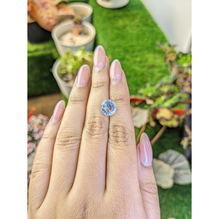 3.17 Ct. Greenish Blue Aquamarine from Brazil