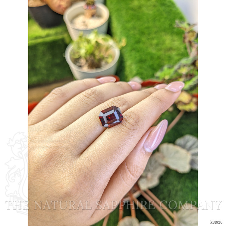 7.45 Ct. Red Garnet from Ceylon (Sri Lanka)