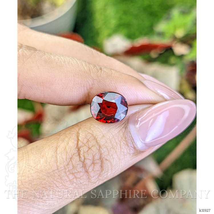 4.36 Ct. Red Garnet from Ceylon (Sri Lanka)