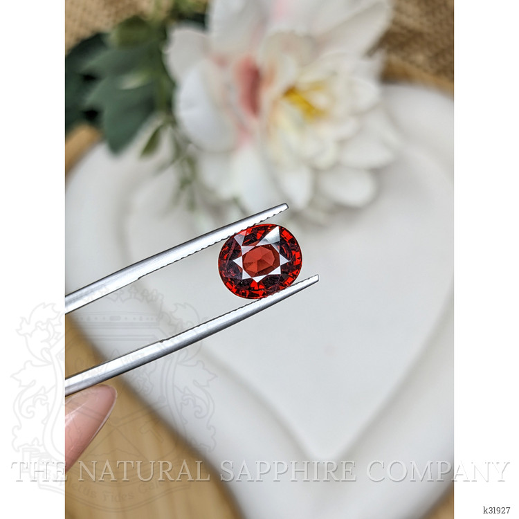 4.36 Ct. Red Garnet from Ceylon (Sri Lanka)