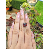 7.17 Ct. Red Garnet from Ceylon (Sri Lanka) Life Style