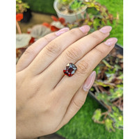 7.17 Ct. Red Garnet from Ceylon (Sri Lanka) Life Style