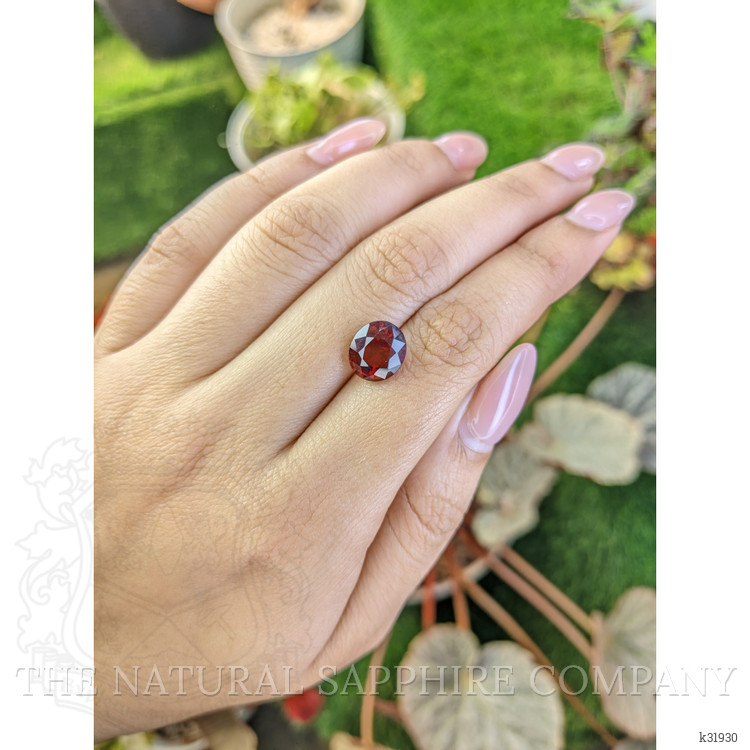 4.63 Ct. Red Garnet from Ceylon (Sri Lanka)