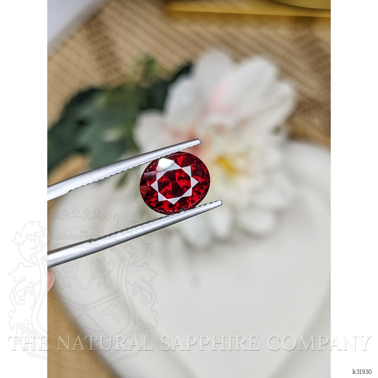 4.63 Ct. Red Garnet from Ceylon (Sri Lanka)