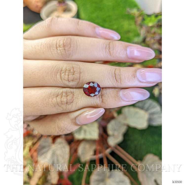 4.63 Ct. Red Garnet from Ceylon (Sri Lanka)