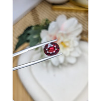 3.48 Ct. Purplish Red Garnet from Ceylon (Sri Lanka) Life Style