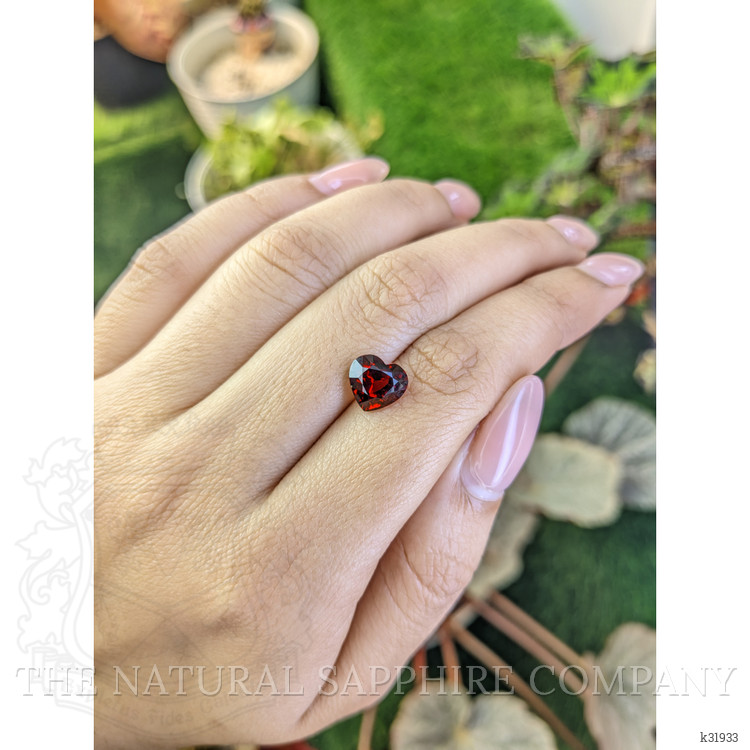 3.05 Ct. Red Garnet from Ceylon (Sri Lanka)