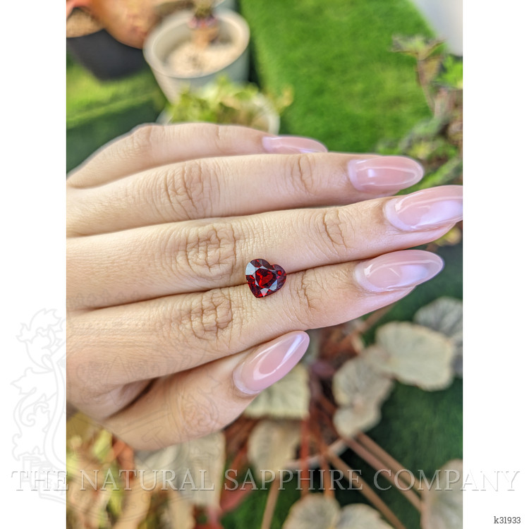 3.05 Ct. Red Garnet from Ceylon (Sri Lanka)