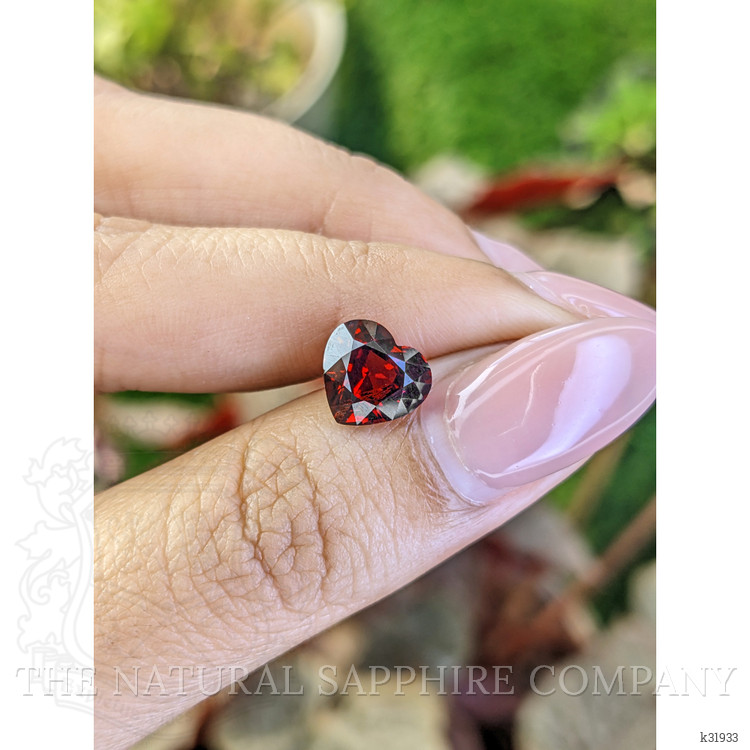 3.05 Ct. Red Garnet from Ceylon (Sri Lanka)
