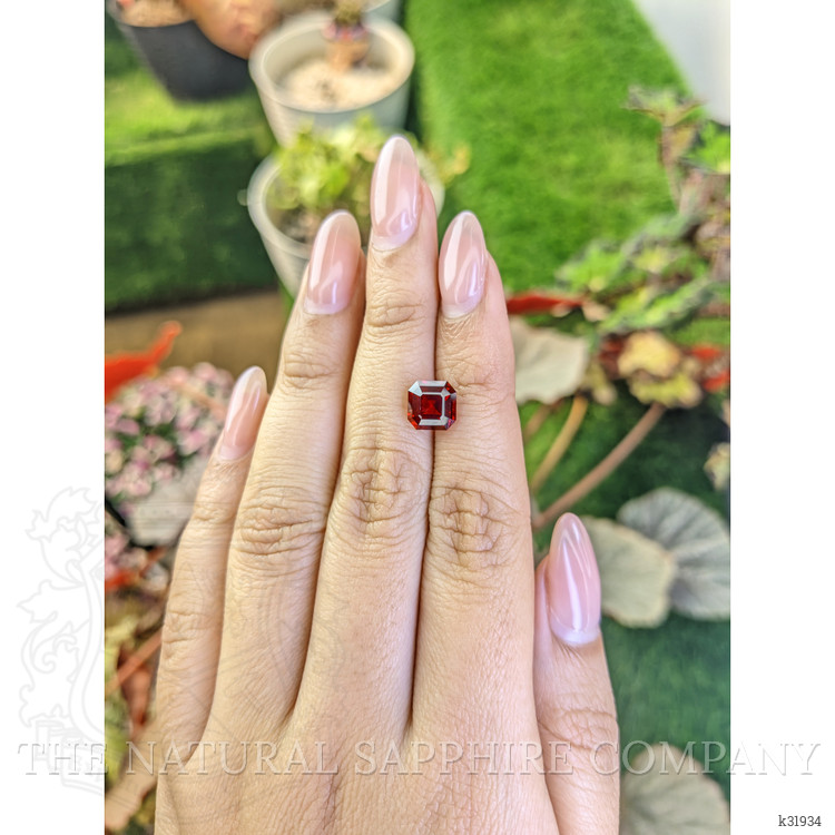 3.33 Ct. Red Garnet from Ceylon (Sri Lanka)