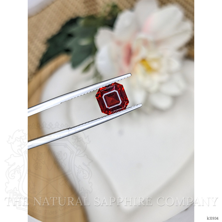 3.33 Ct. Red Garnet from Ceylon (Sri Lanka)