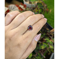 2.51 Ct. Red Garnet from Ceylon (Sri Lanka) Life Style