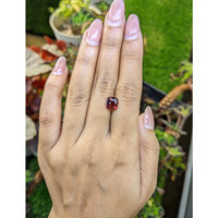 2.73 Ct. Red Garnet from Ceylon (Sri Lanka) Life Style