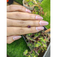 1.47 Ct. Purplish Red Garnet from Ceylon (Sri Lanka) Life Style