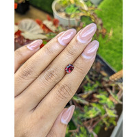 1.47 Ct. Purplish Red Garnet from Ceylon (Sri Lanka) Life Style