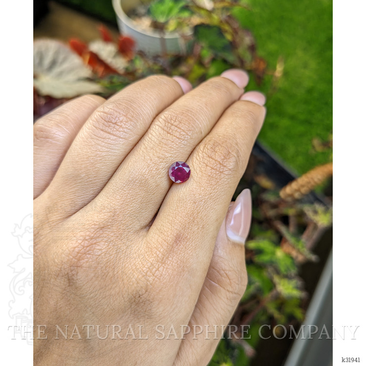 1.40 Ct. Pinkish Purple Garnet from Ceylon (Sri Lanka)