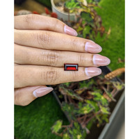 3.68 Ct. Red Garnet from Ceylon (Sri Lanka) Life Style