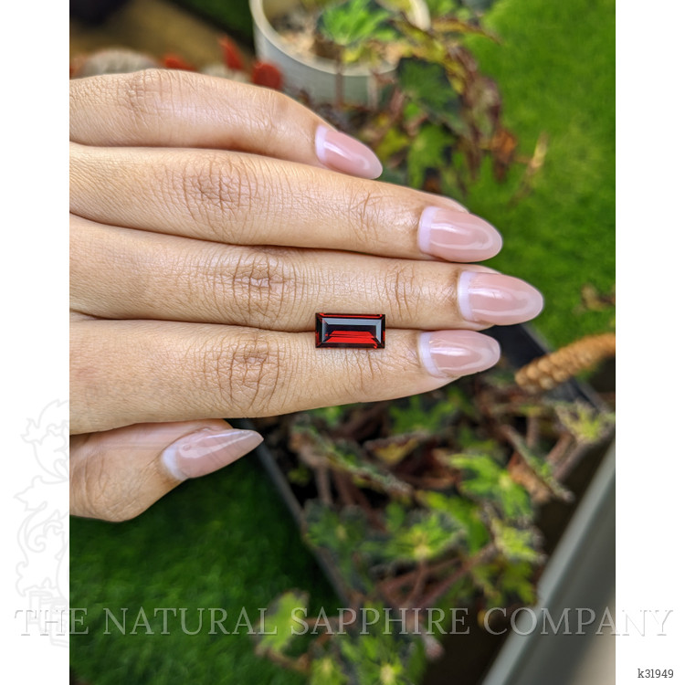 3.68 Ct. Red Garnet from Ceylon (Sri Lanka)