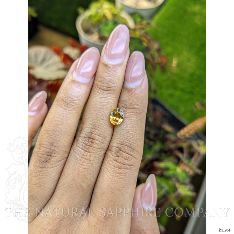 2.23 Ct. Brownish Yellow Zircon from Ceylon (Sri Lanka)
