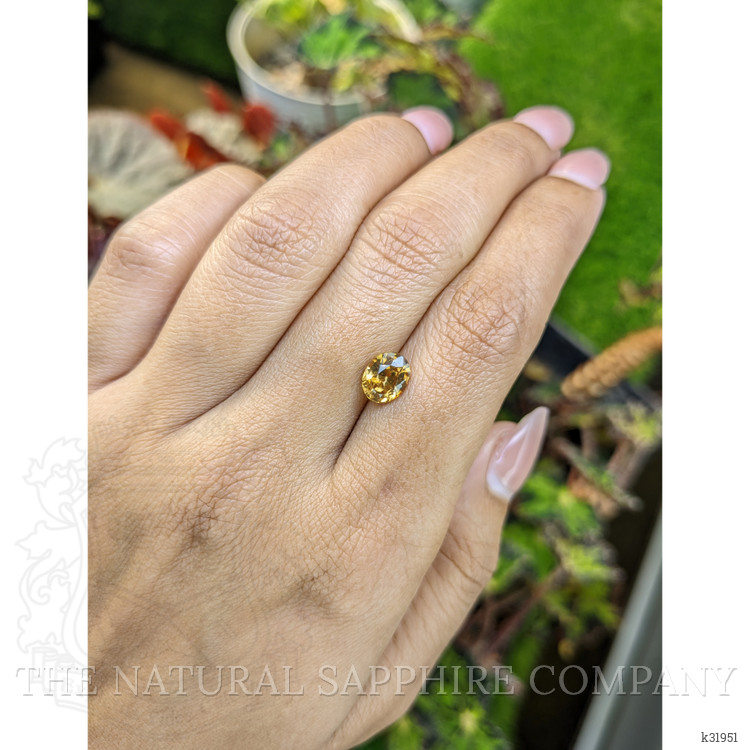 2.23 Ct. Brownish Yellow Zircon from Ceylon (Sri Lanka)