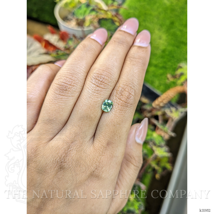 1.29 Ct. Green Zircon from Ceylon (Sri Lanka)