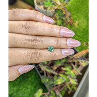 1.29 Ct. Green Zircon from Ceylon (Sri Lanka) Life Style