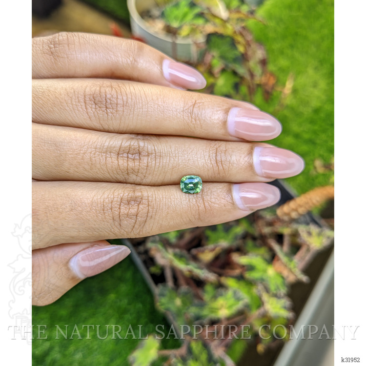 1.29 Ct. Green Zircon from Ceylon (Sri Lanka)
