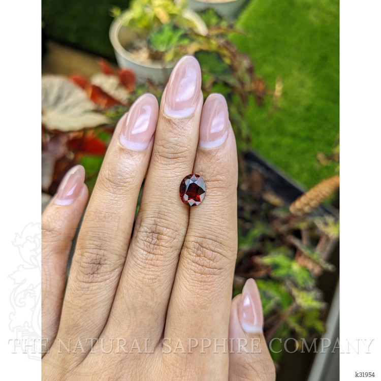 2.71 Ct. Red Garnet from Ceylon (Sri Lanka)