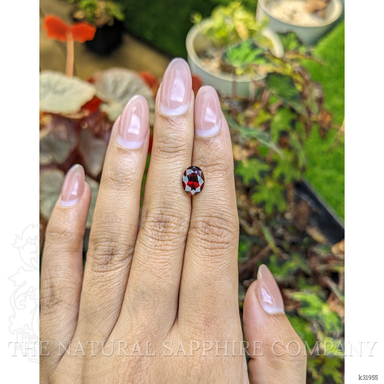 2.86 Ct. Red Garnet from Ceylon (Sri Lanka)