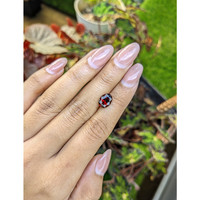 2.86 Ct. Red Garnet from Ceylon (Sri Lanka) Life Style