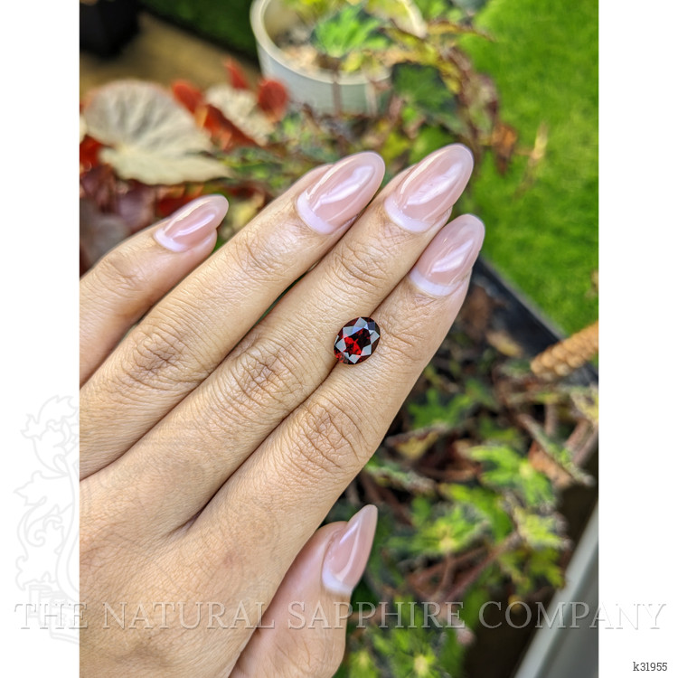 2.86 Ct. Red Garnet from Ceylon (Sri Lanka)