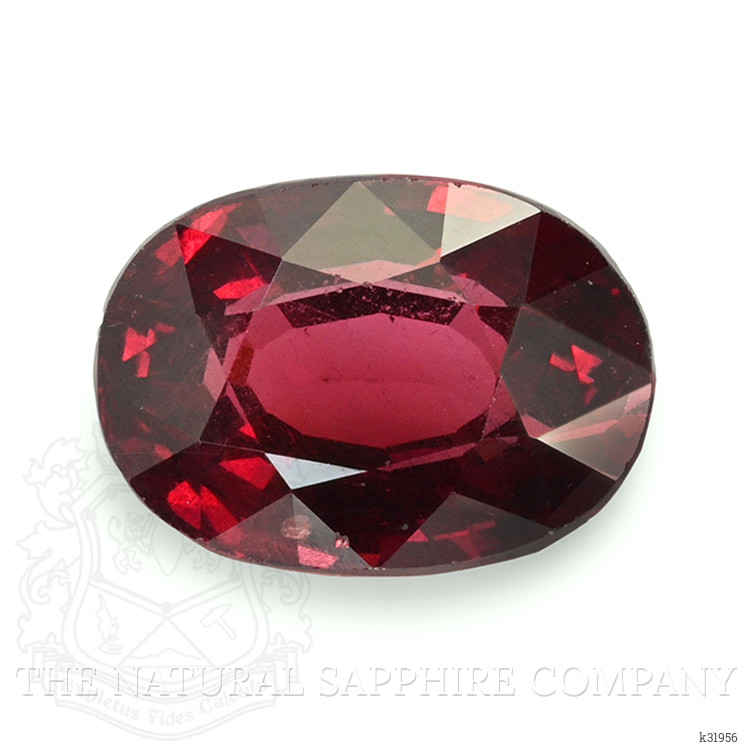 3.47 Ct. Purplish Red Garnet from Ceylon (Sri Lanka)