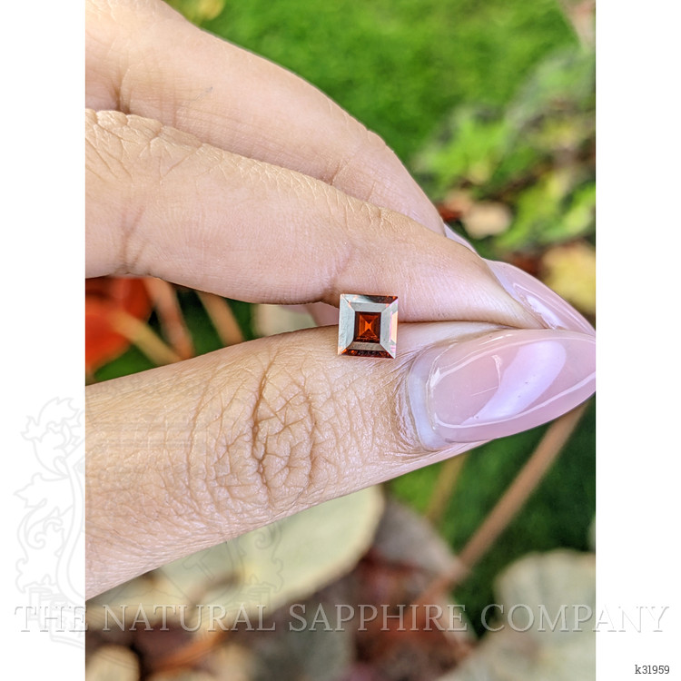 0.97 Ct. Orange Hessonite Garnet from Madagascar