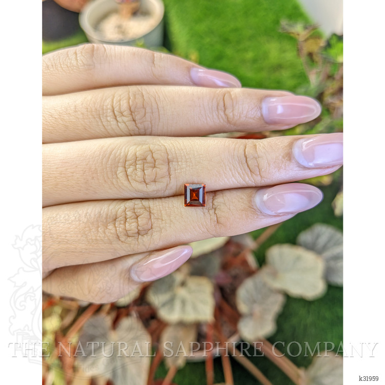 0.97 Ct. Orange Hessonite Garnet from Madagascar