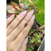 2.38 Ct. Purplish Pink Garnet from Ceylon (Sri Lanka) Life Style