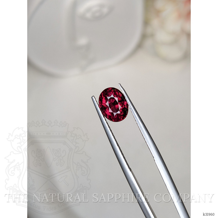 2.38 Ct. Purplish Pink Garnet from Ceylon (Sri Lanka)