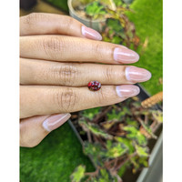2.38 Ct. Purplish Pink Garnet from Ceylon (Sri Lanka) Life Style