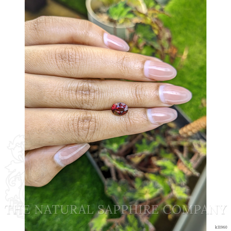 2.38 Ct. Purplish Pink Garnet from Ceylon (Sri Lanka)