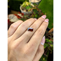 2.43 Ct. Red Garnet from Ceylon (Sri Lanka) Life Style