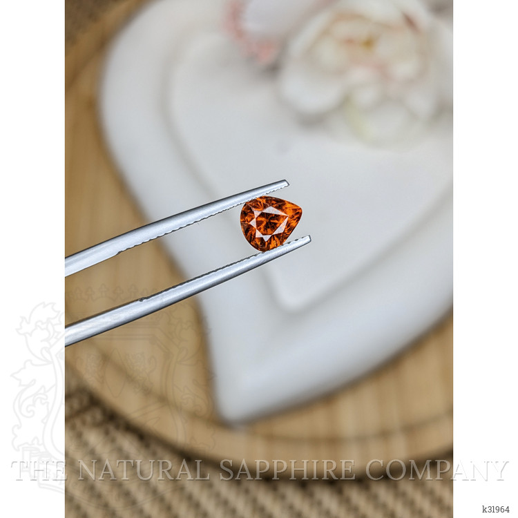 1.25 Ct. Orange Hessonite Garnet from Madagascar