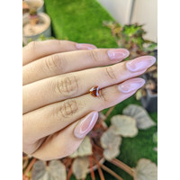 1.25 Ct. Orange Hessonite Garnet from Madagascar Life Style