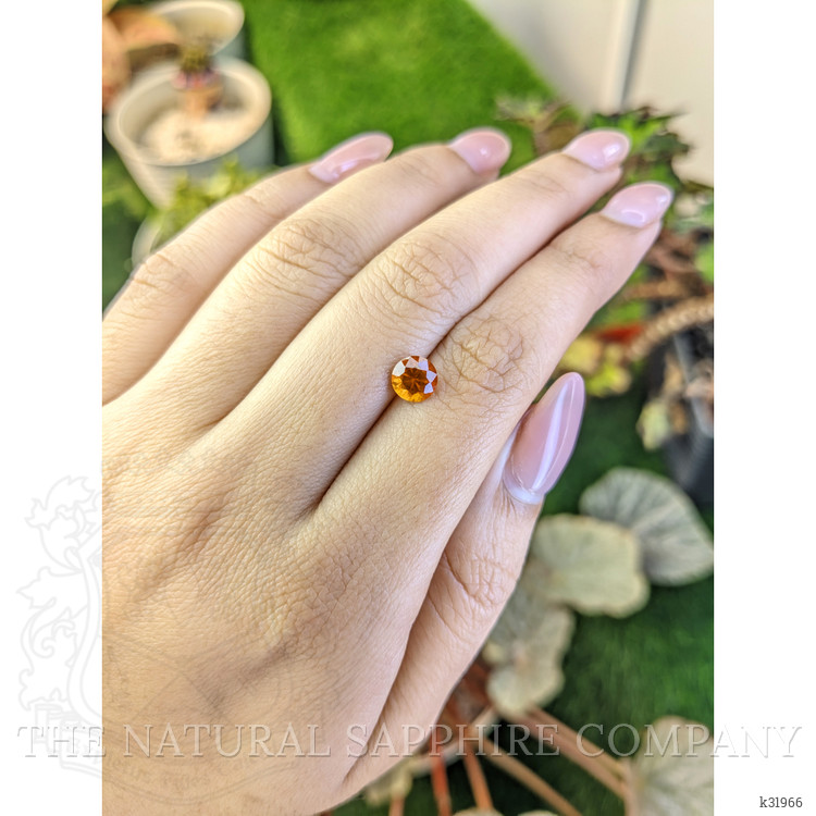 1.12 Ct. Orange Hessonite Garnet from Madagascar
