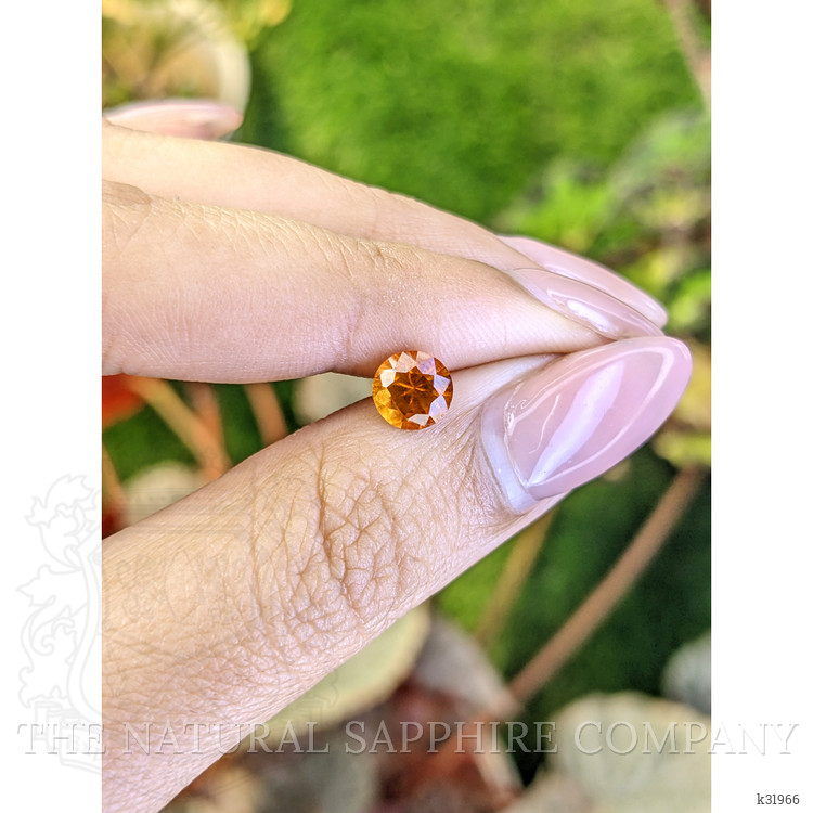 1.12 Ct. Orange Hessonite Garnet from Madagascar