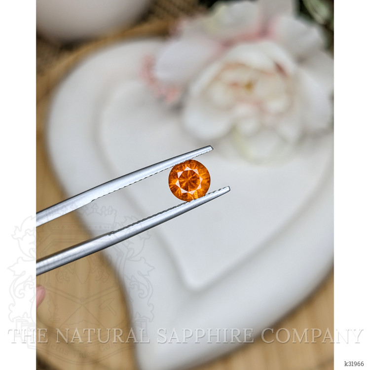 1.12 Ct. Orange Hessonite Garnet from Madagascar