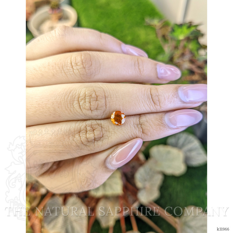 1.12 Ct. Orange Hessonite Garnet from Madagascar