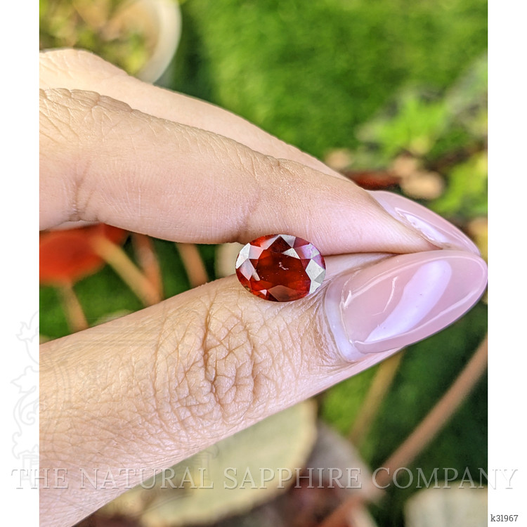 2.88 Ct. Reddish Orange Hessonite Garnet from Madagascar