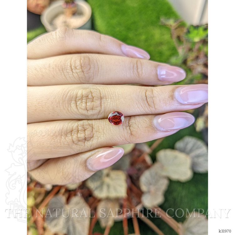 1.40 Ct. Reddish Pink Garnet from Ceylon (Sri Lanka)