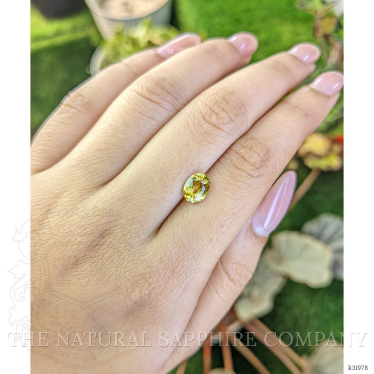 1.62 Ct. Greenish Yellow Chrysoberyl from Ceylon (Sri Lanka)